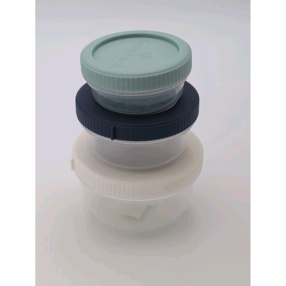 3 Pack progressive Snap Lock food storage containers
